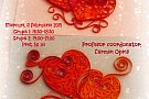 Atelier tehnica quilling de Valentine’s Day