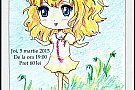 Atelier creativ: Felicitari chibi primavara