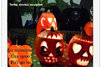 Atelier de Halloween. Sculptat dovleci