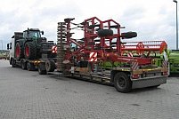 Transport utilaje cu platforma