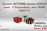 Curs de Actorie pentru Adulti