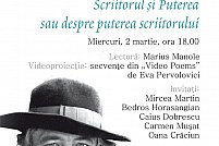 Marius Manole citește din literatura lui Gheorghe Crăciun la Cărturești Verona