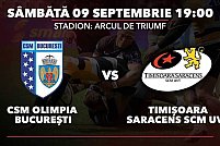 CSM București Rugby - Timisoara Saracens