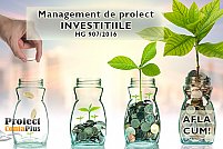 CURS Management de Proiect. INVESTITIILE. HG 907/2016