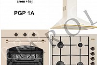 Pachet EVIDO + BLANCO (hota, plita, cuptor, chiuveta, baterie), crem + bej rustic