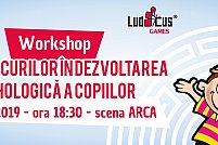 Workshop "Rolul jocurilor în dezvoltarea psihologică a copiilor" cu psiholog Simona Popescu