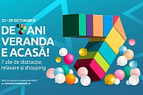 Veranda Mall sărbătorește 7 ani de la deschidere cu 7 zile de evenimente gratuite pentru copii și adulți