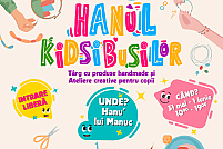 HANUL KIDSIBUȘILOR - Targ cu produse handmade și ateliere creative la Hanu' lui Manuc