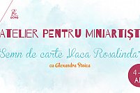 Atelier pentru miniArtisti - Semn de carte „Vaca Rosalinda”